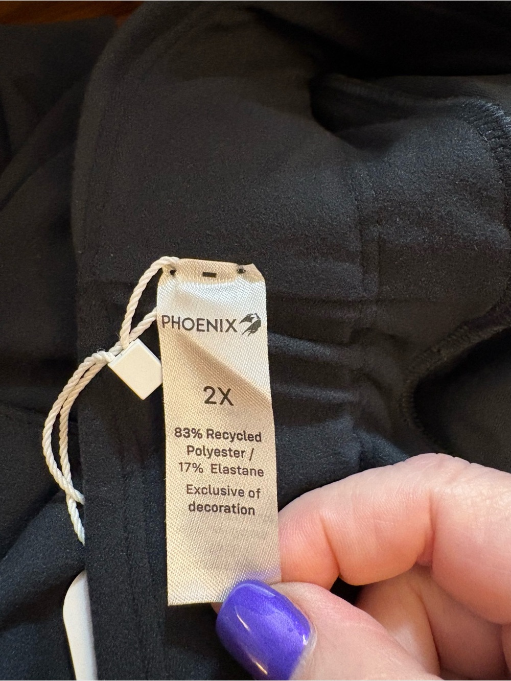 Phoenix Active Black Bergen Utility Jogger Size 2X NWT - Picture 7 of 14